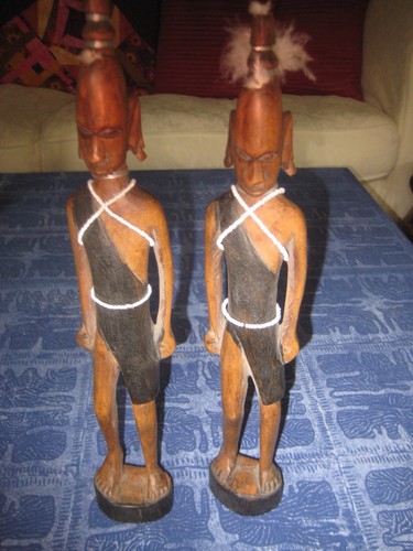 Collectable carved masai - 2,