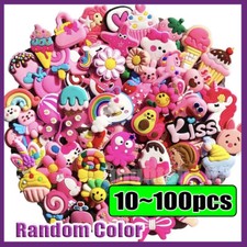 100pc For Croc Charms Mega Value Bundle Random Mix Shoe Charms Cartoon Tool 2025