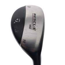 Used TaylorMade Rescue Mid 3 Hybrid / 19 Degrees / Regular Flex