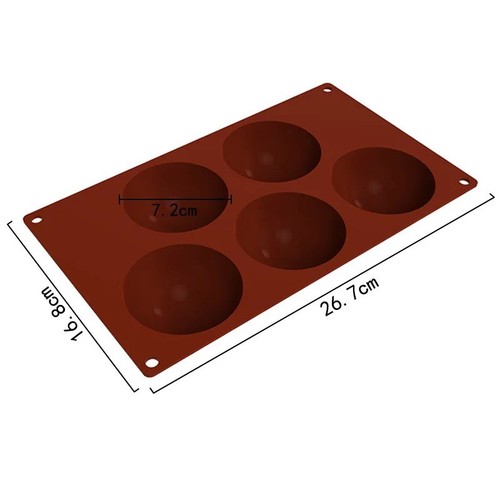 Silicone half sphere - half, baking