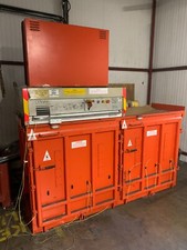 Cardboard Waste Baler 'Orwak' 8020 twin chamber baler