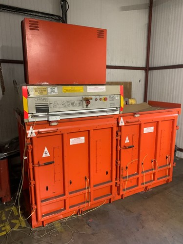 Cardboard waste baler orwak - cardboard,