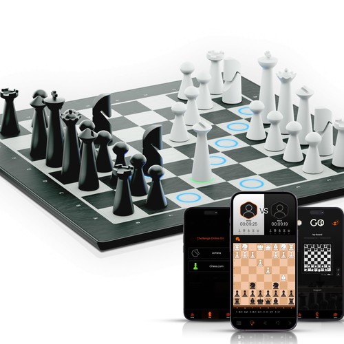 Electronic chess board - chess,