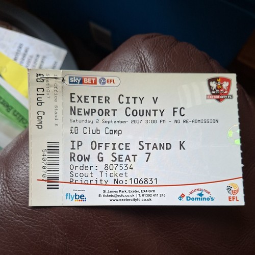2017 exeter city v - 2/9/2017,