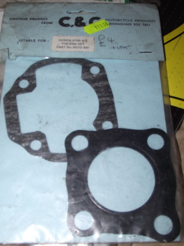 Honda h100 top gasket set - a/s,