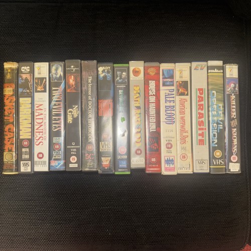 Big box horror vhs lot - horror, x18