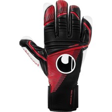 Uhlsport Powerline Absolutgrip HN Goalkeeper Gloves Size 9  Black/Red NEW