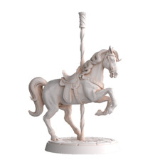 Horse Carousel miniature 3D