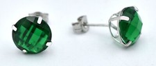 EMERALD 8.30 Cts STUD EARRINGS