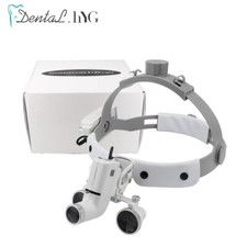 2.5X/3.5X Dental LED Headlight Surgical Binocular Loupes 5W Adjustable Spot Lamp