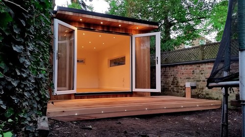 French grey patio door - patio,