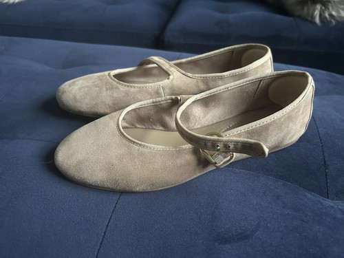 Zara suede light tan - suede,