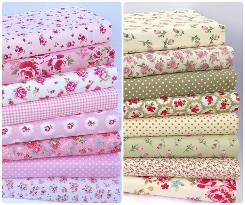 100 cotton fabric bundles - cotton,