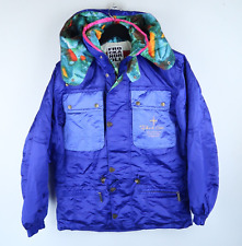 Windex Pro Vintage 90'S Bright bold neon ski snowboard jacket SZ Small (G8699)