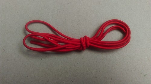 Red elastic jewellery bracelet - elastic,