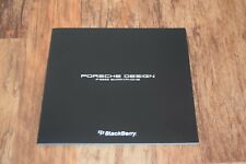 BlackBerry Porsche Design P'9982 Smartphone Brochure NEW Rare