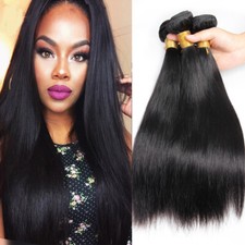 CLEARANCE 100% Virgin Human Hair Brazilian Weave Weft 1-3 Bundles 100g 300g SALE