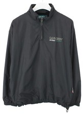 GALVIN GREEN Jacket Men's MEDIUM Anorak Windproof Half Zip Collar Black