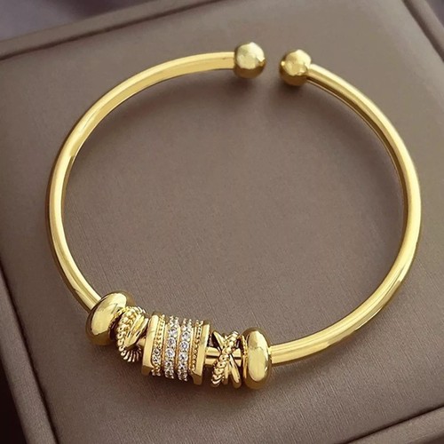 9ct gold bangle ball - 9ct,