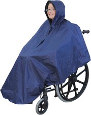 Blue Wheelchair Rain Cover