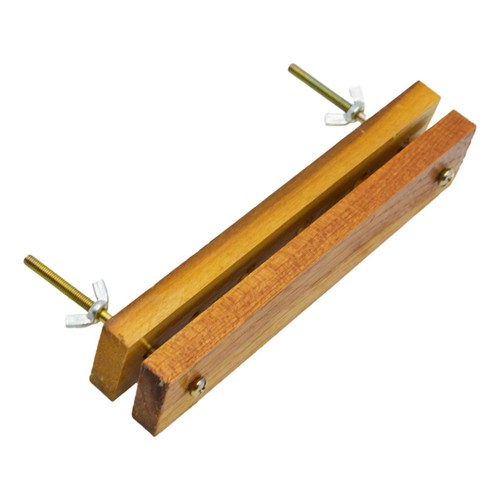 Wooden bookbinding press - bookbinding,