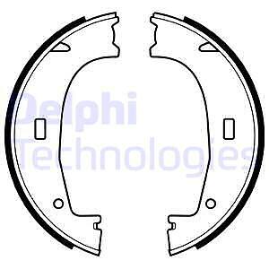 Ls1704 delphi brake shoe set - delphi,