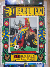 Pearl Jam Poster London Cancelled Show 2024 by Ian Williams