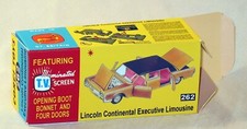 CORGI TOYS 262 LINCOLN CONTINENTAL EXECUTIVE BOX CREATION REPRO EMPTY