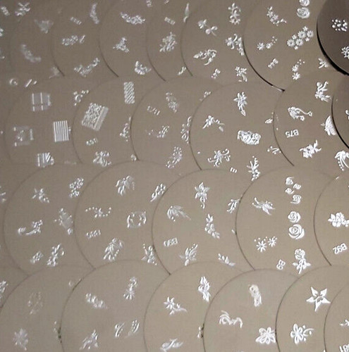 Set stamping plates - of,
