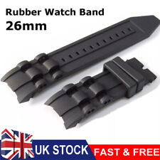 For Invicta Pro Diver HOT A 26mm Black Silicone Rubber Watch Strap Band Replace