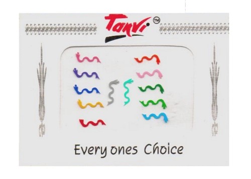 Multicoloured snake shaped - multicoloured,
