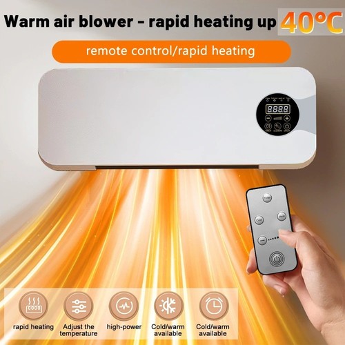 New fan heater wall - new,