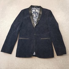 Velvet Jacket Mens 38R Blue