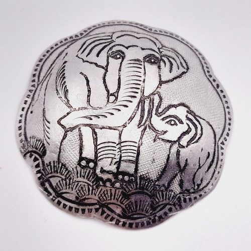 Modern cupped silver colour - cupped,