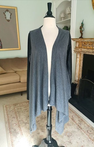Grey waterfall cardigan - c&c,