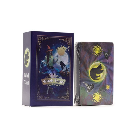 Purple foil tarot card - foil,
