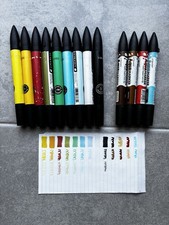9 x Letraset Tria Markers & 4