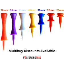 Plastic Castle Golf Tees - All