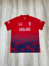 Castore England Cricket Men's World Cup 2023 Qatar Wainman #18 Size XL