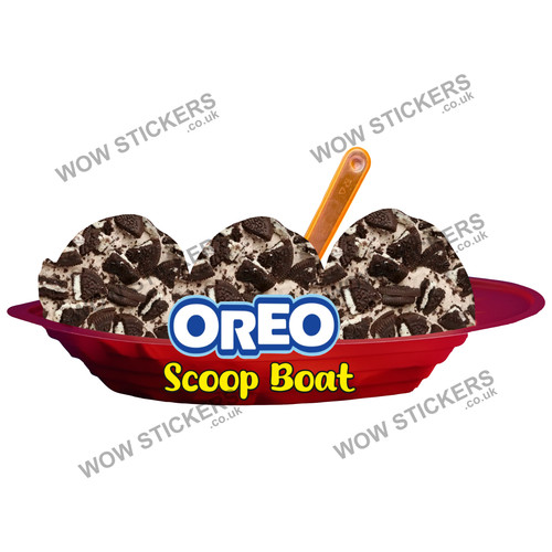 Ice cream van sticker oreo - ice,