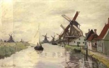 A4 Photo claude monet moulin