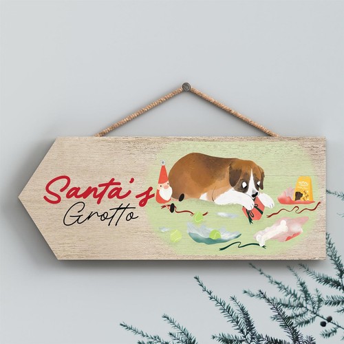Santas grotto dogs arrow - dogs,
