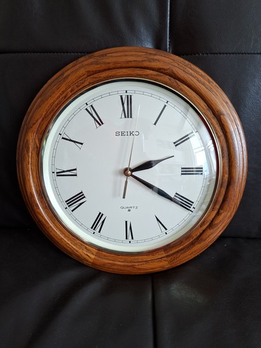 Vintage seiko wooden - wooden, wall