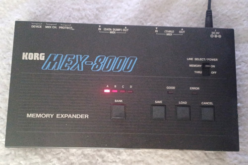 Korg mex 8000 memory - korg, expander