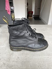 Dr Martens 1460 Black Smooth Classic Leather Boots 8 Eyelet UK8 Skinhead