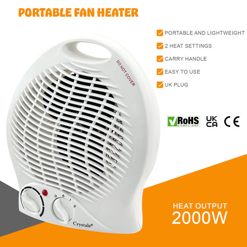 Fan heater 2kw 2000w - fan,