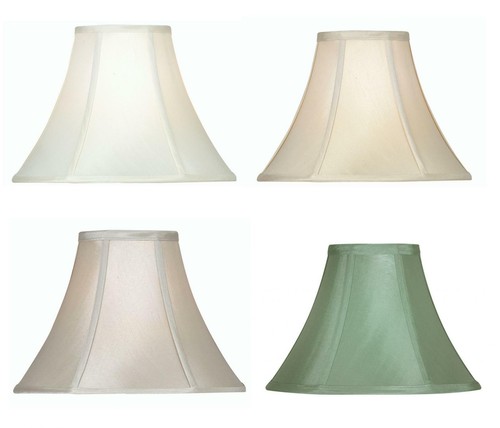 Bell lampshade faux - lampshade, silk
