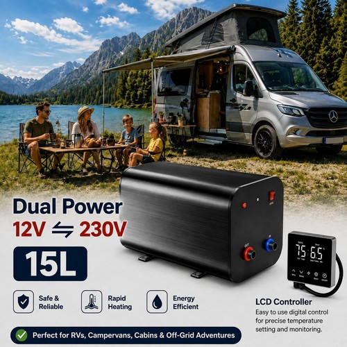 Campervan 12v 230v dual - campervan, l