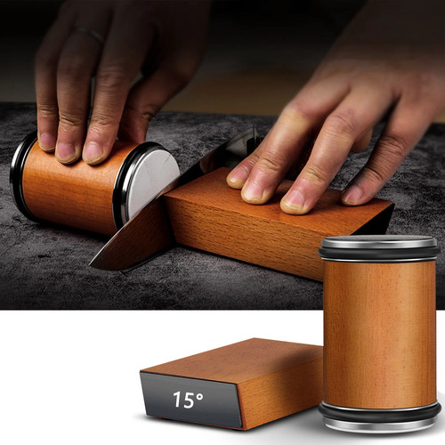 Rolling knife sharpener and - rolling,