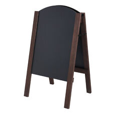 Foldable Chalkboard Wooden Blackboard Pavement Shop Cafe Display Sign A-Board UK